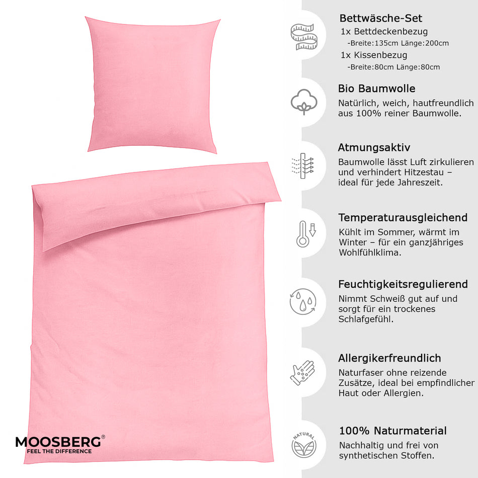 Bettwäsche Baby Pink ROSA
