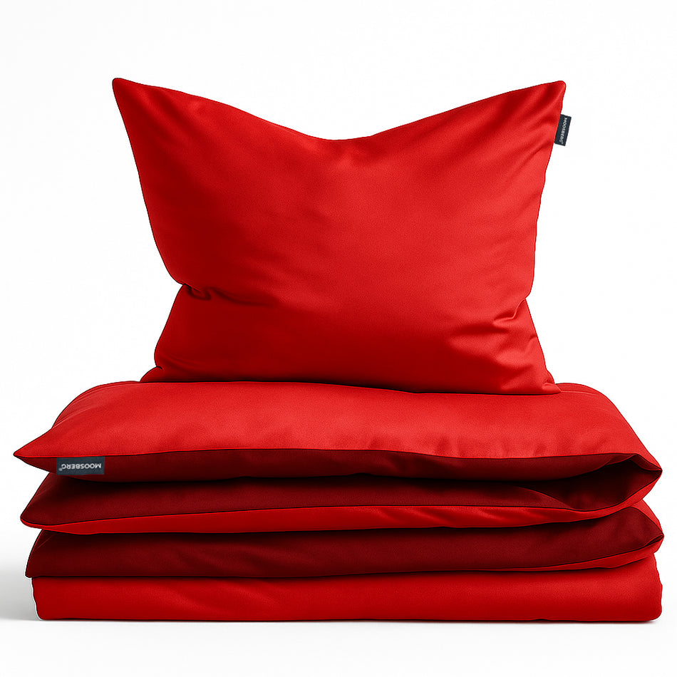 Bettwäsche Rot und Dunkelrot